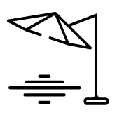 Уличные зонты и подставки